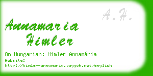 annamaria himler business card